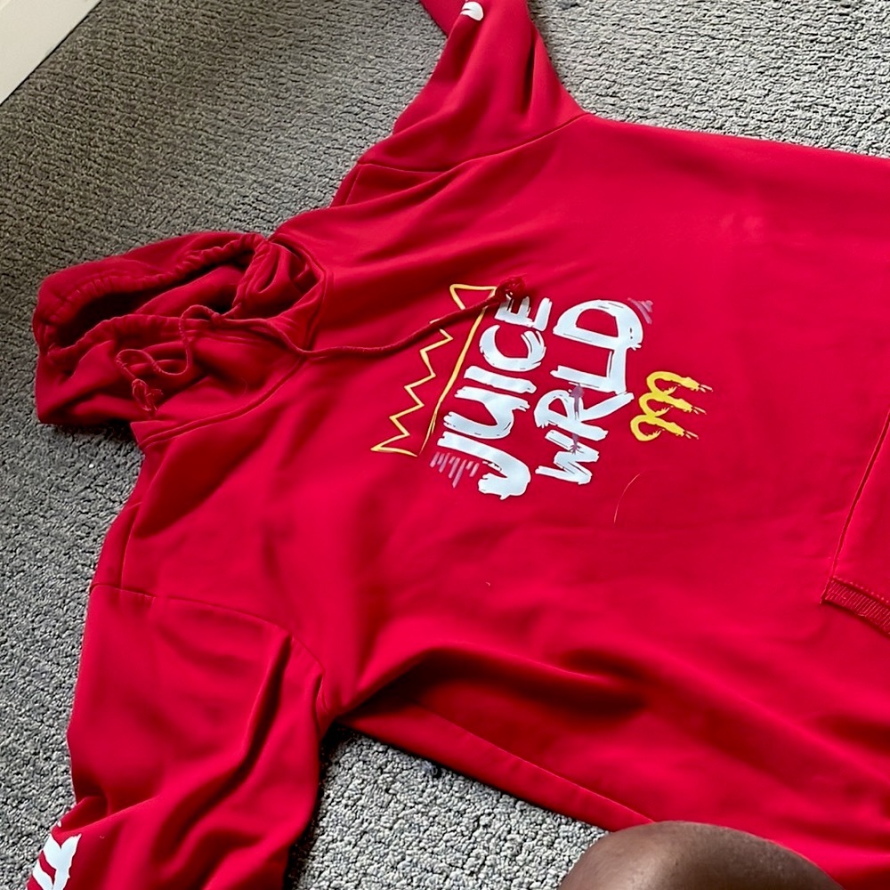 JUICE WORLD RARE MERCH RED CROWN HOODIE XXL